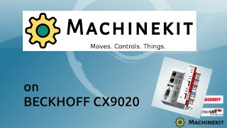 Machinekit  EtherCAT on Beckhoff CX9020  siggen HAL component test [upl. by Landy]