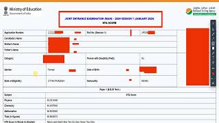 NTA Jeemain Result 2024 Kaise Check Ker  How to check NTA Result 2024 jeemains jeemains2024 [upl. by Jarret]