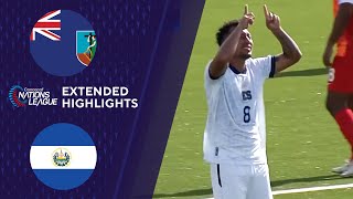 Montserrat vs El Salvador Extended Highlights  CONCACAF Nations League  CBS Sports Golazo [upl. by Enyrat]