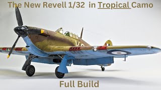 I build the new Revell Hawker Hurricane Mk IIb 132 in Tropical camouflage [upl. by Narag]