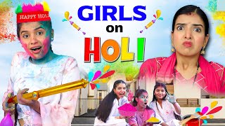 Girls Problem During Holi  Indian Desi Family  Anaysa [upl. by Clancy819]