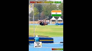 Pole vault jumping competitionarmy bhojpurishortsvideo [upl. by Mauretta]