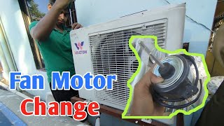 WALTON AC Outdoor Fan Motor Change  Split AC Outdoor Not Working [upl. by Rolyab]