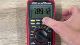 Digital multimeter Brymen BM789 with 78912 firmware [upl. by Ignatius]