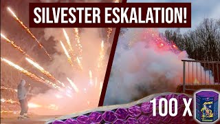 100 BATTERIEN auf SCHLAG Familiäre Silvester Action  SILVESTER VLOG [upl. by Evvy]