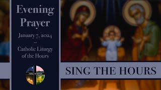 1724 Vespers Sunday Evening Prayer of the Liturgy of the Hours [upl. by Kcerb]