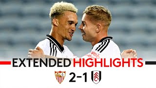 Smith Rowe Scores SEVEN Minutes Into Debut 💥  Sevilla 21 Fulham  EXTENDED HIGHLIGHTS [upl. by Noyart]