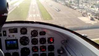 Harmon Rocket II Landing Compton Rwy25R [upl. by Neerihs734]