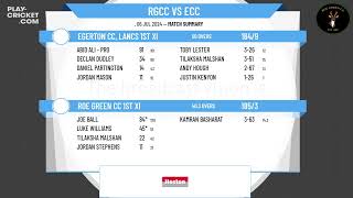 Roe Green CC 1st XI v Egerton CC [upl. by Olaf]