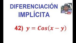 42 Diferenciación Implícita DerivaciónDerivada Trigonométrica [upl. by Trefler]