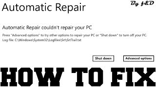 SrtTrailtxt windows 10 fix  Automatic repair loop fix windows 10 [upl. by Alake112]