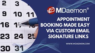 MDaemon Webmail Howto Easy Appointment Booking using Custom Links in Your Email Signature [upl. by Packston]