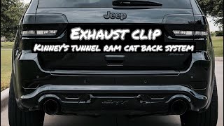 2015 Jeep Grand Cherokee SRT  CUSTOM STRAIGHT PIPE EXHAUST [upl. by Brenton]