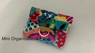 Tuto facile MiniOrgaanisateur de sac Couture Madalenaa [upl. by Jayne]