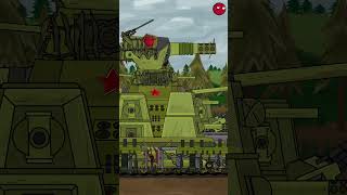 TANK KB 44 MENOLONG TANK MONSTER RATTE   Animasi tentang tank gerand мультики [upl. by Tomlin]