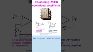 Introducing LM358 operational amplifier IC [upl. by Kinna]