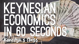 Keynesian Economics Explained in 60 Seconds [upl. by Anitniuq421]