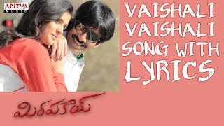 Vaishali Vaishali Song With Lyrics Mirapakay Songs  Ravi Teja Deeksha Seth S Thaman [upl. by Puglia26]