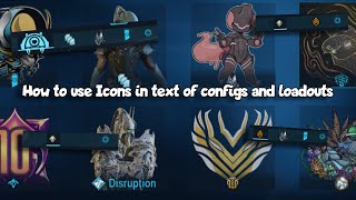 How to use Icons in Text  Warframe [upl. by Barb102]