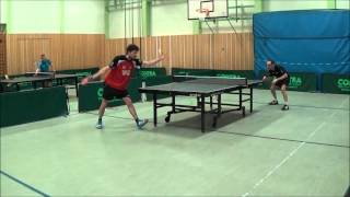 Marc Schinkel  Nicolai Popal Tischtennis 2015 [upl. by Ahsaercal]