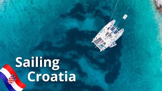 Sailing Croatia on Charter Catamaran  Summer Holidays [upl. by Angrist]