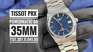 Tissot Prx Powermatic 80 35mm T1372071104100 [upl. by Lomax]