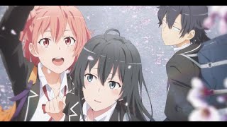 Oregairu SNAFU Iloveyou Hikigaya but the reaction relates most of us [upl. by Trub]