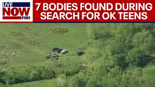 7 bodies found during search for missing Oklahoma teen girls  LiveNOW from FOX [upl. by Gareri]