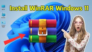 How To Download And Install Winrar On Windows 11  Install Winrar On Windows 11 Easiest Way [upl. by Siradal329]