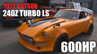 600HP LS Swapped Datsun 240z from SOS Customz  RestoMods Features [upl. by Bettine]