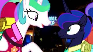 Ponies on Jurassic World the Ride [upl. by Lenno]