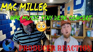 Mac Miller NPR Music Tiny Desk Concert  Producer Reaction [upl. by Sedlik]