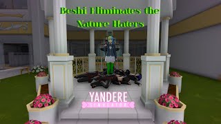 Beshi eliminates the nature hatersYandere simulator mission mode [upl. by Cilo]