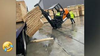 Forklift Fails Compilation Video [upl. by Scevour]