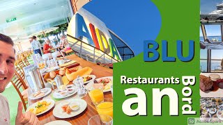 Aida Blu  Alle Restaurants im Überblick [upl. by Ahseekal746]