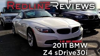 2011 BMW Z4 sDrive30i Review Walkaround Startup Exhaust [upl. by Lanta]