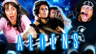 ALIENS 1986 MOVIE REACTION FIRST TIME WATCHING Ellen Ripley  Xenomorph  Review [upl. by Wickman]