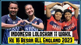 INDONESIA LOLOSKAN 11 WAKIL KE 16 BESAR ALL ENGLAND 2023 [upl. by Ermina]