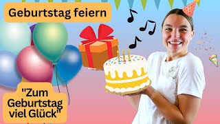 Der Kindergeburtstag  Mit Kinderliedern Geschenken uvm  Lernen für Kleine mit Miss Josi [upl. by Corron101]