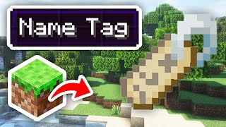 How To Make Name Tag In Minecraft  Full Guide [upl. by Riha130]