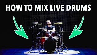 How to Mix Live Drums EQ Compression amp Gating [upl. by Atter]