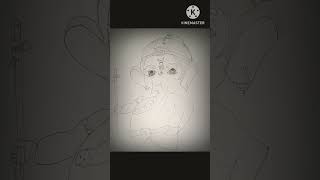 Ganesh bhagwan drawing shortvideo trending simpledrawingstepbystep sketch [upl. by Alegnad]