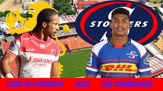 Lions vs Stormers Rainbow Cup 2021 Live Commentary [upl. by Enylodnewg]