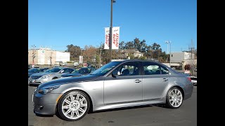 2008 BMW 550i M Sport Package with 6 speed manual transmission detailed walk around video review [upl. by Aehsan806]