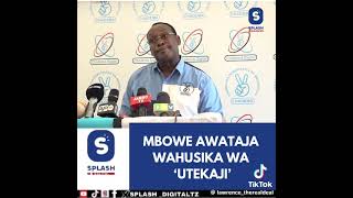 MBOWE ATEMA NYONGOAWATAJA WATEKAJI wasafi Crown Tbc [upl. by Kerns]