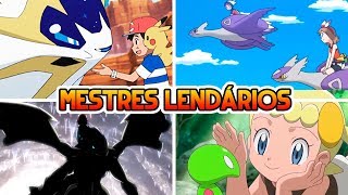 10 MESTRES POKÉMON QUE CAPTURARAM LENDÁRIOS Pt2 VOCÊ SABIA [upl. by Henarat]