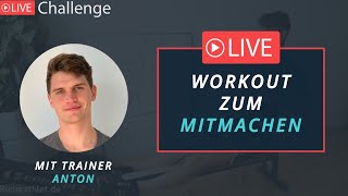 RUDERGERÄT TRAINING  60 Minuten LIVE Workout mit Anton Schnupperworkout 23 [upl. by Nalid]