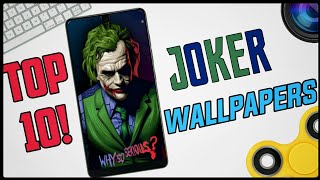 Top 10 Joker wallpapers For Android amp ios🔥🔥 [upl. by Boudreaux]