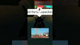 going backpacking roblox backpacking [upl. by Niar]