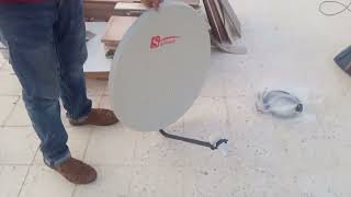 2022 Nilesat Dish Satellite Complete Setup  Dish Satellite Setting in Saudi Arabia [upl. by Evvie]